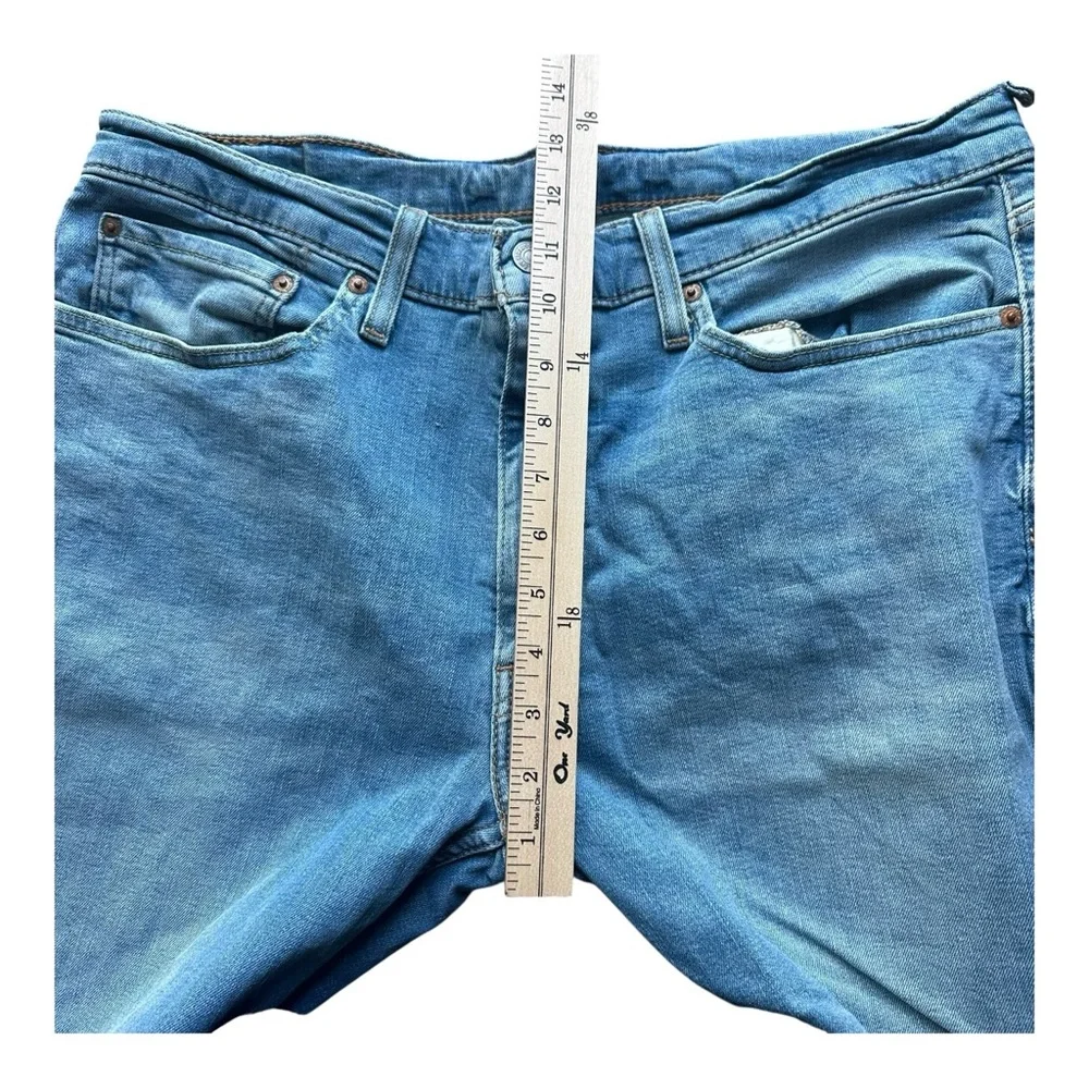 Blue Levi's 514 Jeans Mens 36x32 Mid Rise Cotton‎ Blend Straight
